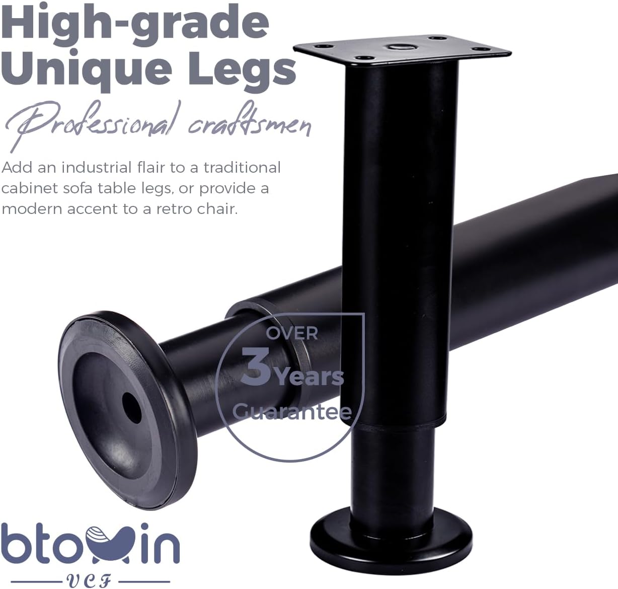Thumbnail 1 de Btowin Adjustable Furniture Legs 5–7 Inch