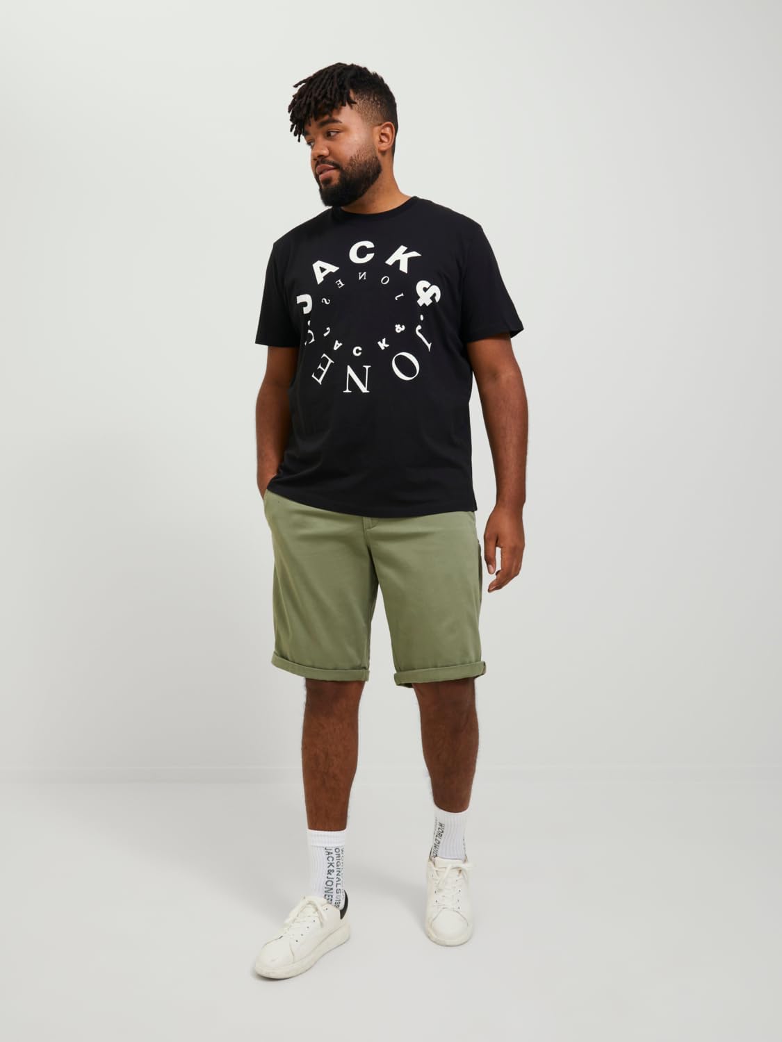 Thumbnail 4 de JACK & JONES Chino Shorts Regular Fit – Herren, mittlere Taille, Stretchanteil