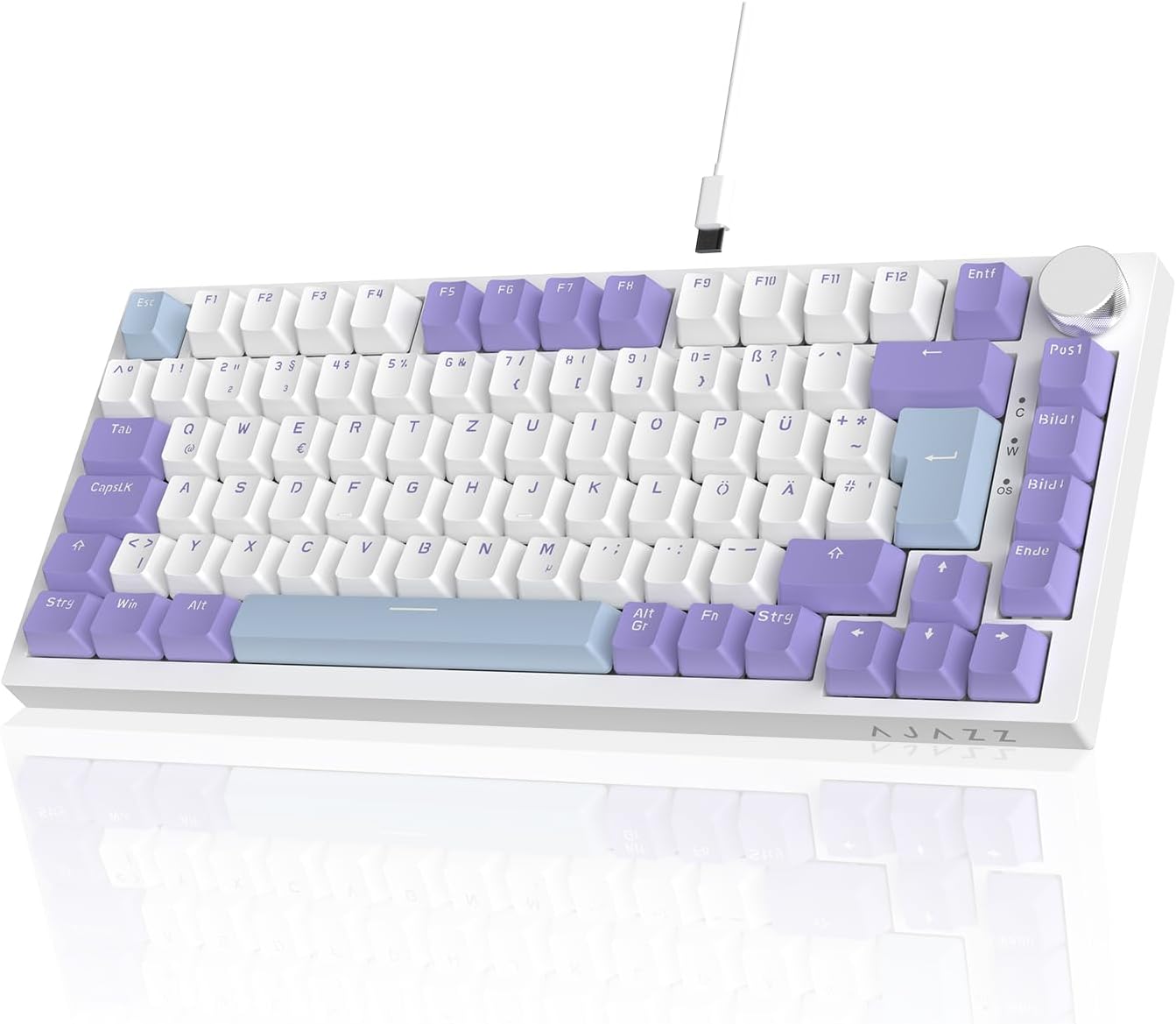 Detalle de AJAZZ AK820 75% mechanische Tastatur