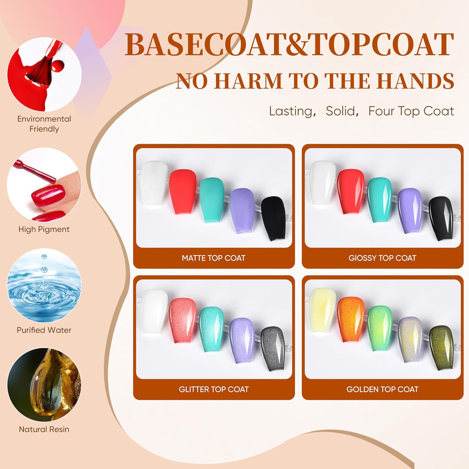 Detalle 2 de YALSYNY 25-Color Gel Nail Polish Kit with 180W UV LED Lamp and Drill