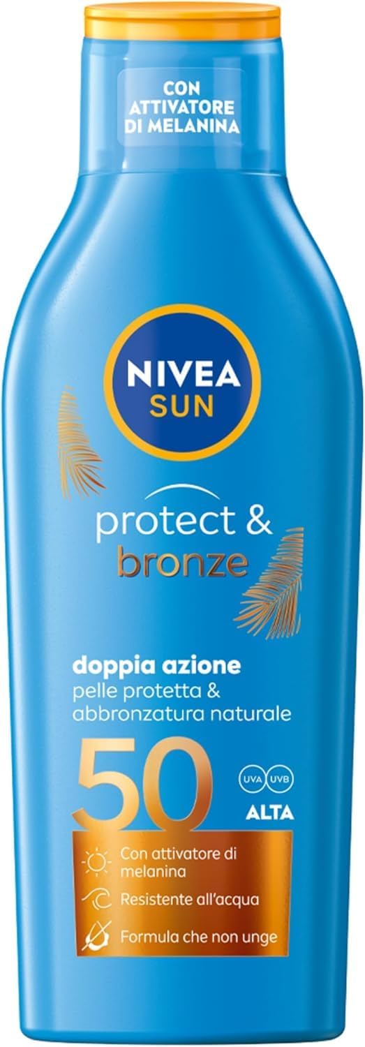 Detalle de NIVEA SUN Latte Solare Protect & Bronze FP 50 200 ml