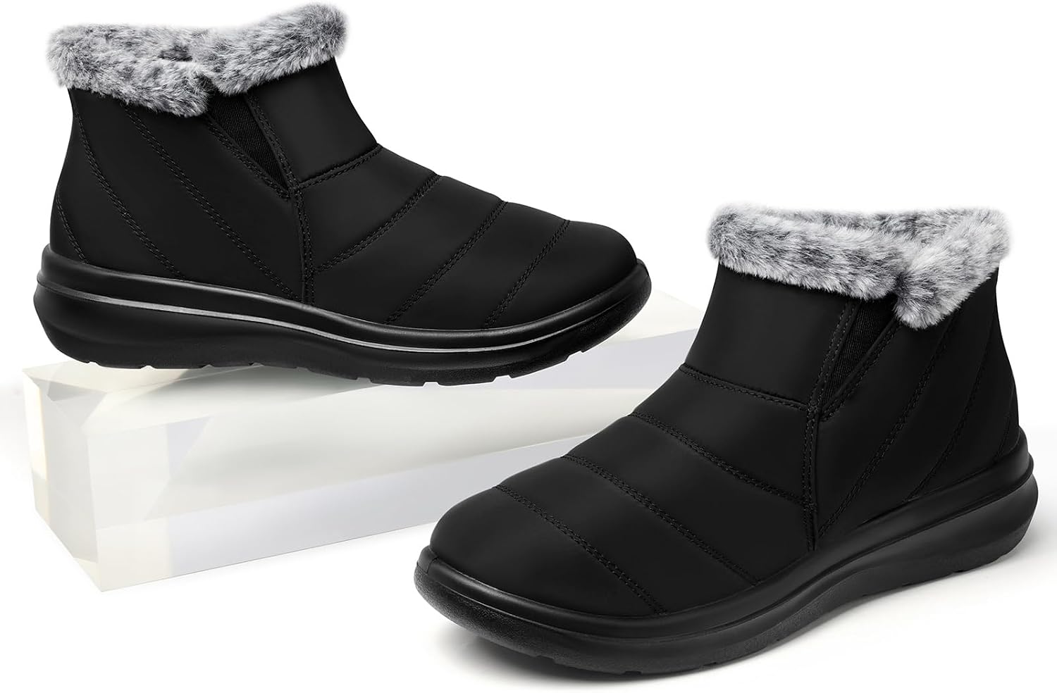 Detalle 2 de SHIBEVER Winter Waterproof Boots for Women