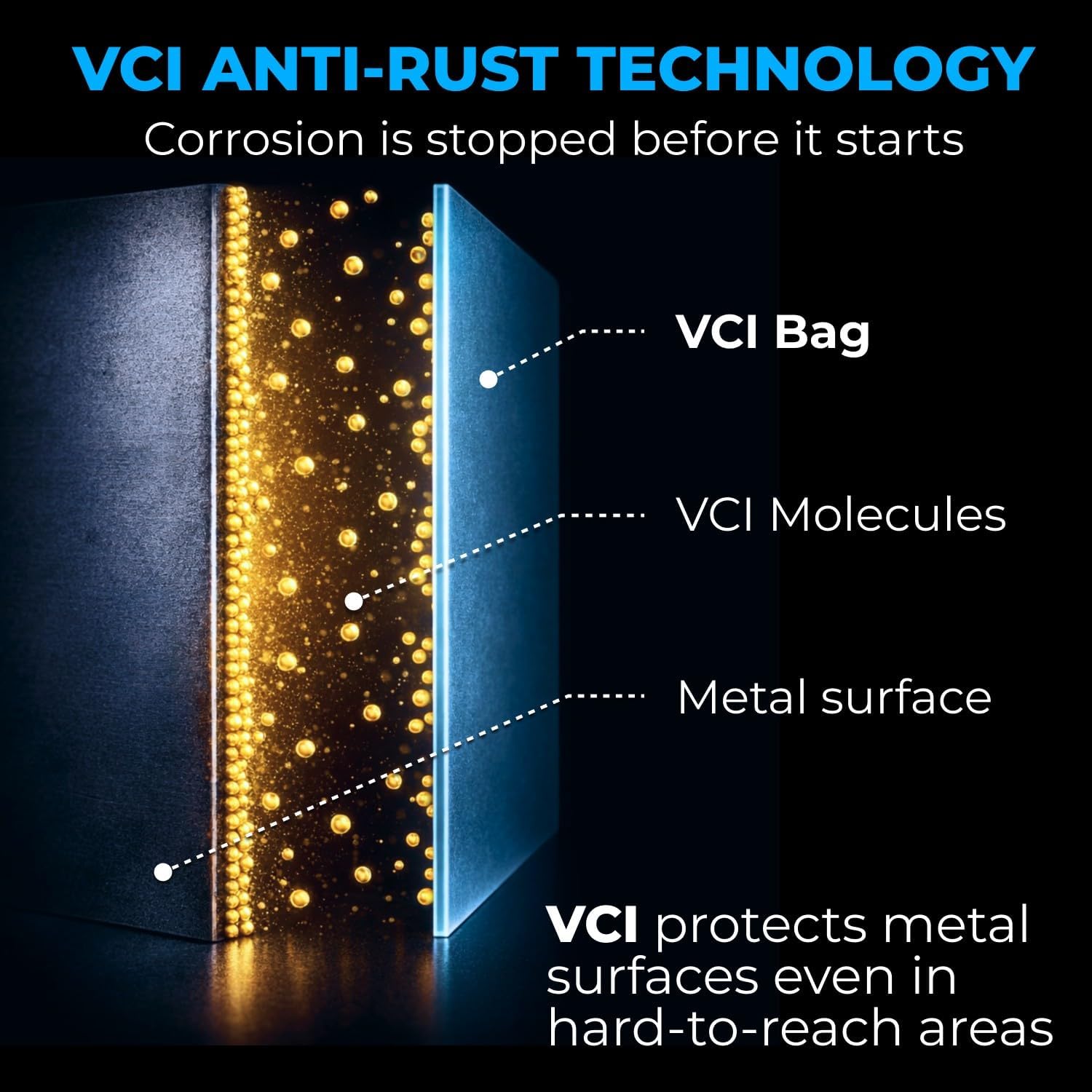 Detalle de VCI Reclosable Poly Bags, 6" x 8