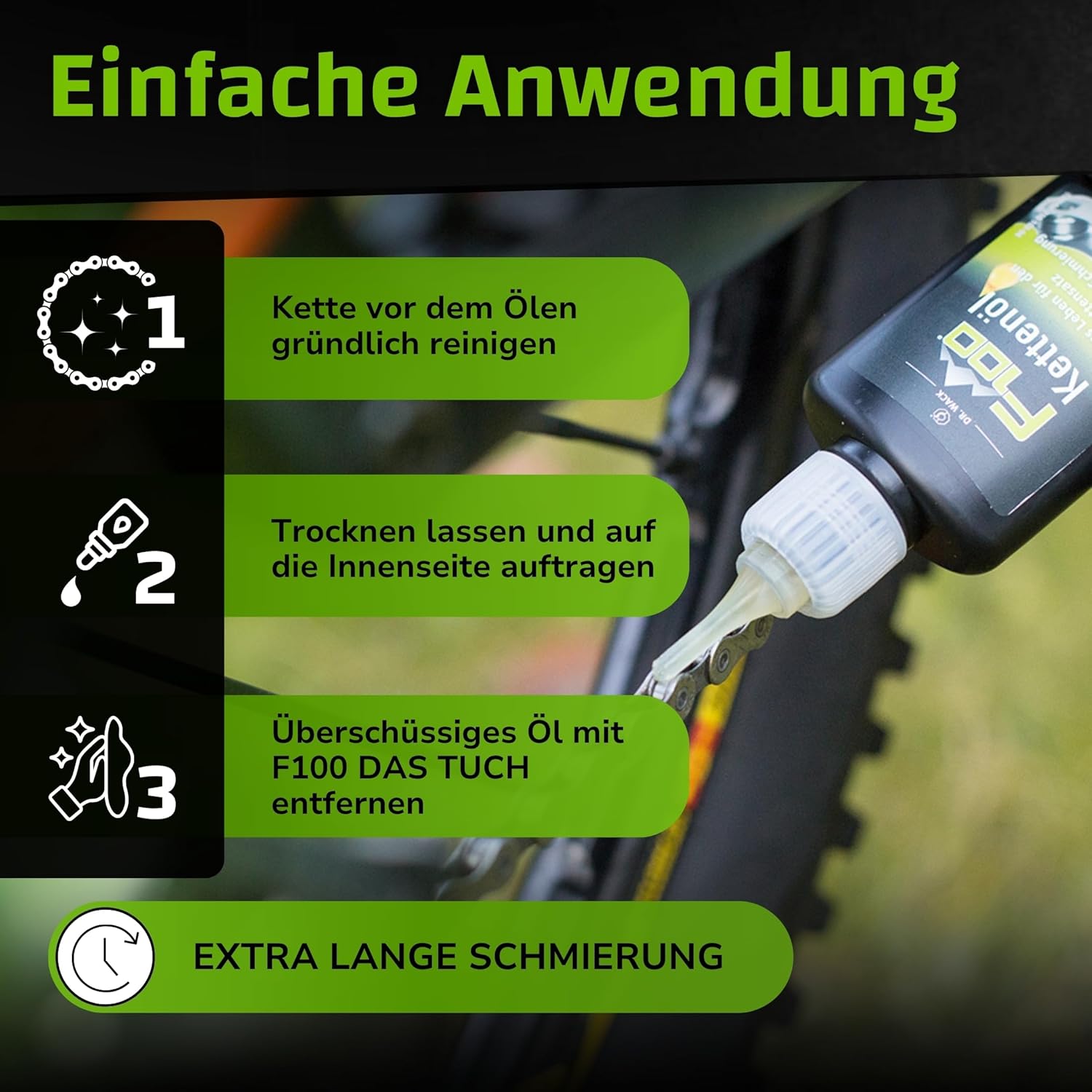 Thumbnail 3 de DR. WACK F100 Kettenöl für Fahrrad – 50 ml