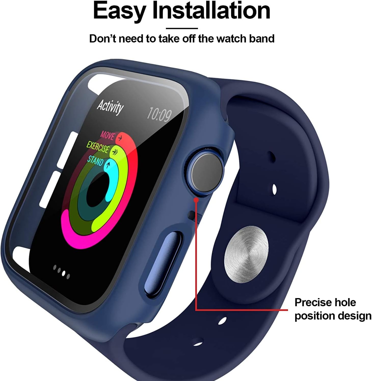 Detalle de Landhoo 6-Pack Apple Watch Case for Series 3/2 42mm with Screen Protector