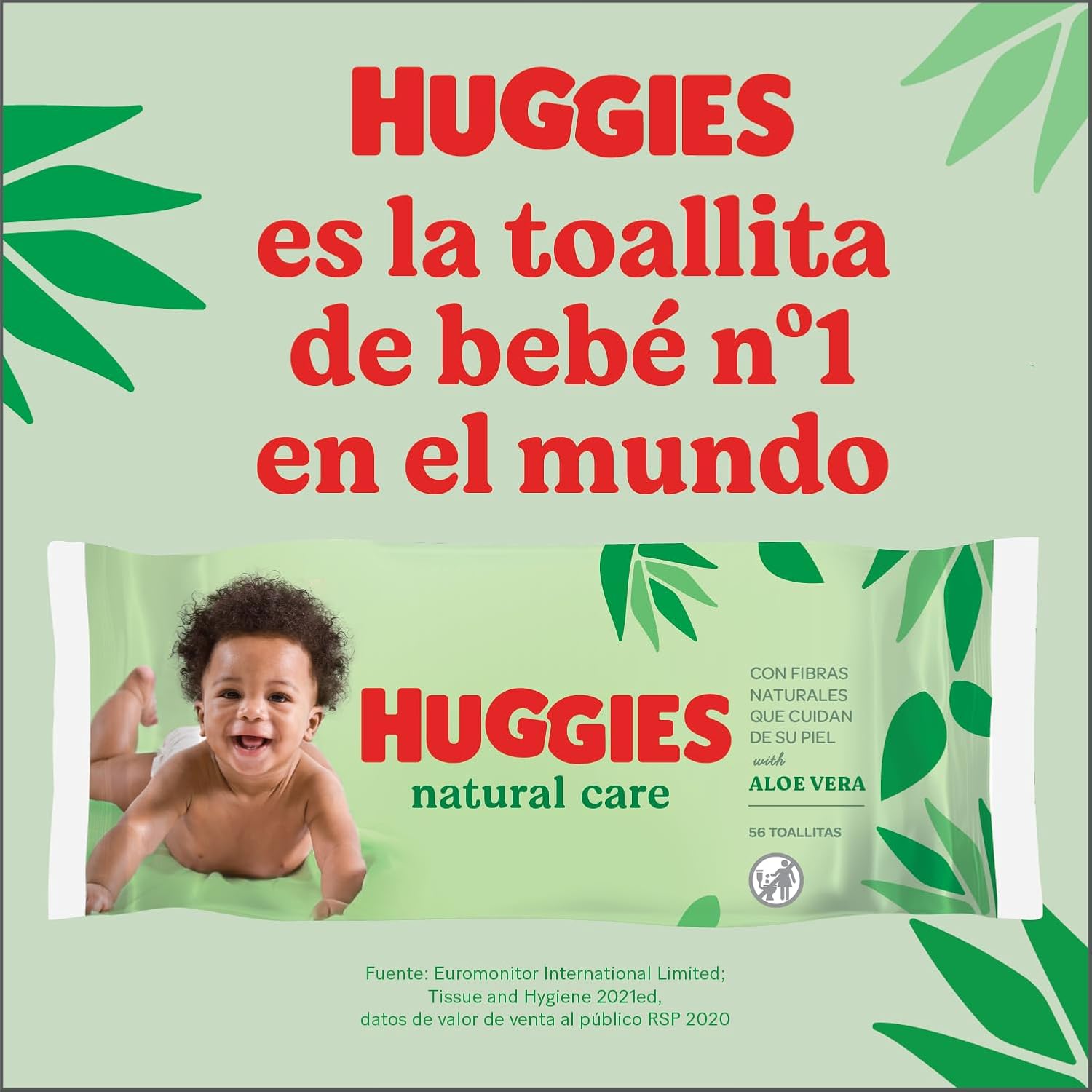Thumbnail 5 de Huggies Toallitas Natural Care 99% Agua con Aloe Vera 💧
