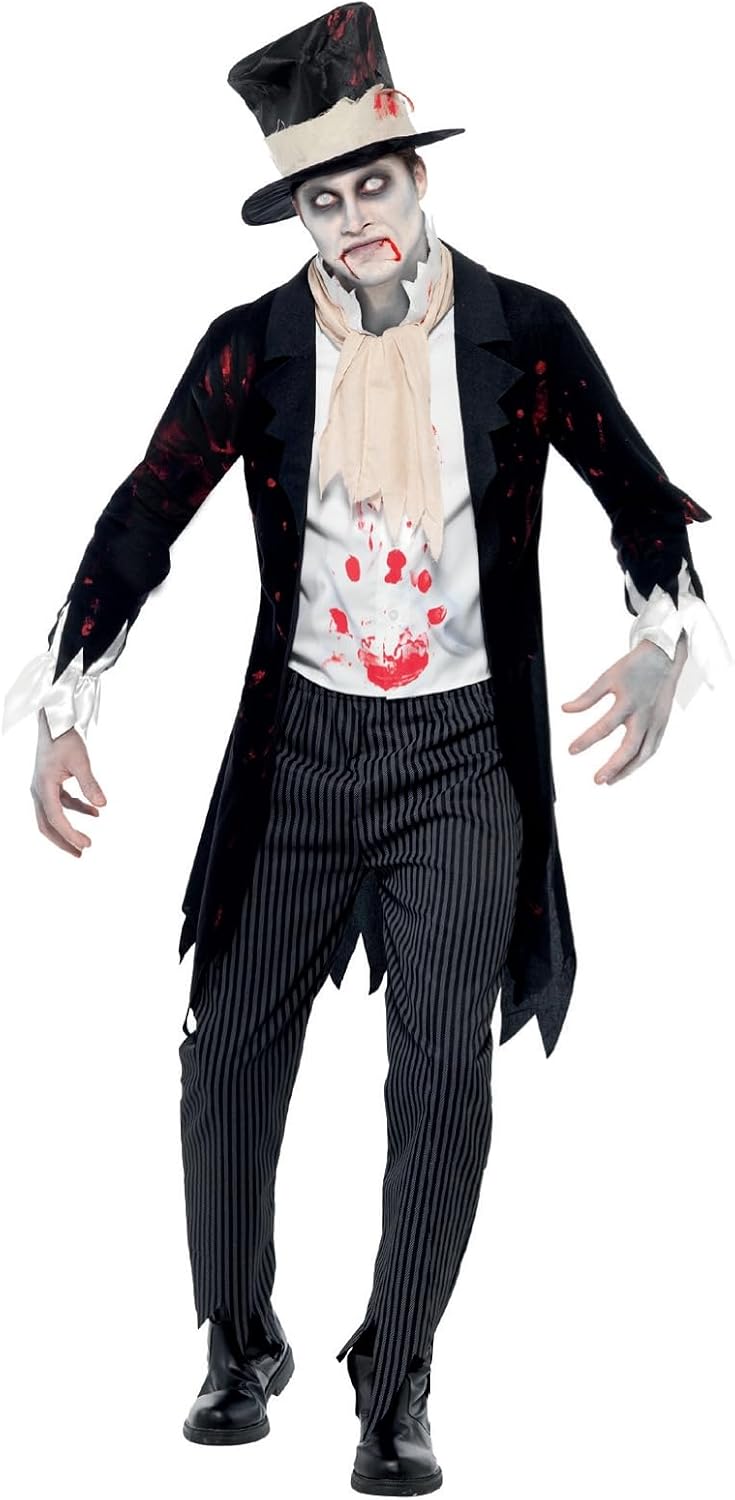 Detalle de Smiffys Herren Zombie-Bräutigam Kostüm L