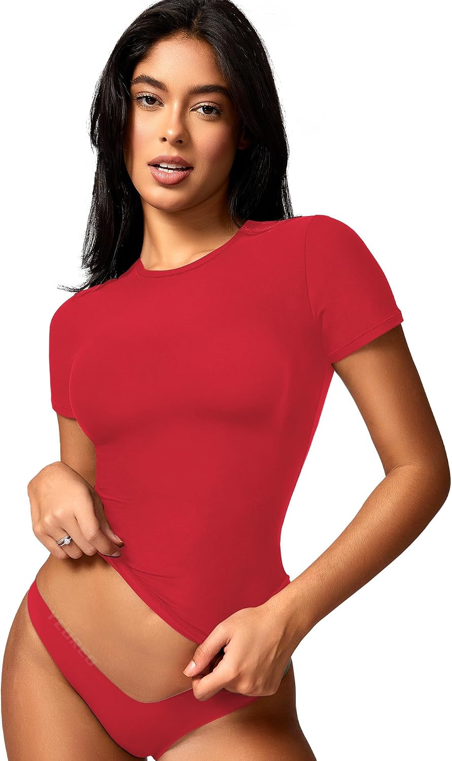 Thumbnail 6 de YEOREO Ease HWH-YCA3041 Fitted Workout Top, Double-Lined Crop Tee