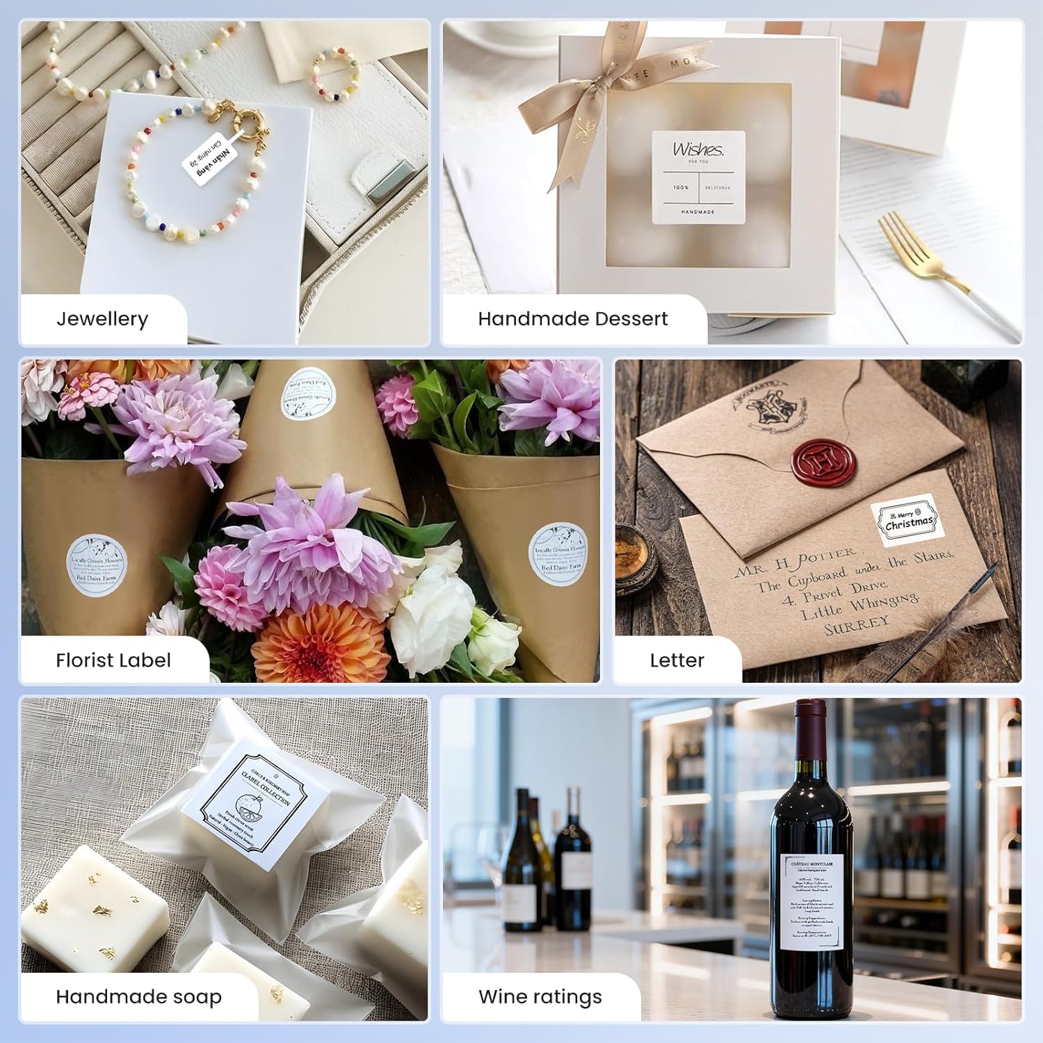 Thumbnail 1 de CLABEL 221B mini stampante etichette termica portatile Bluetooth per codici a barre e adesivi