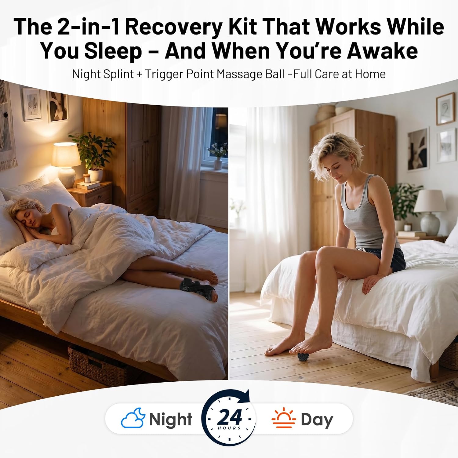 Thumbnail 1 de KOVELYSSE Plantar Fasciitis Night Splint Kit