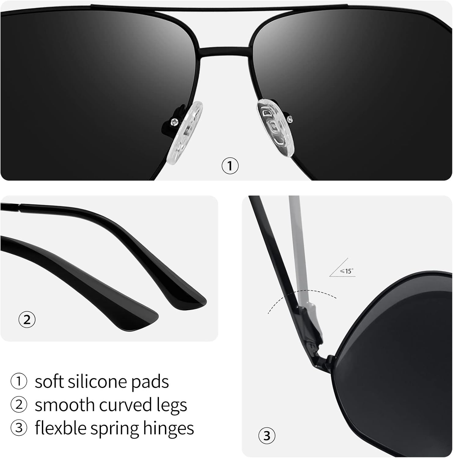 Thumbnail 2 de Joopin Gafas de Sol polarizadas UV400