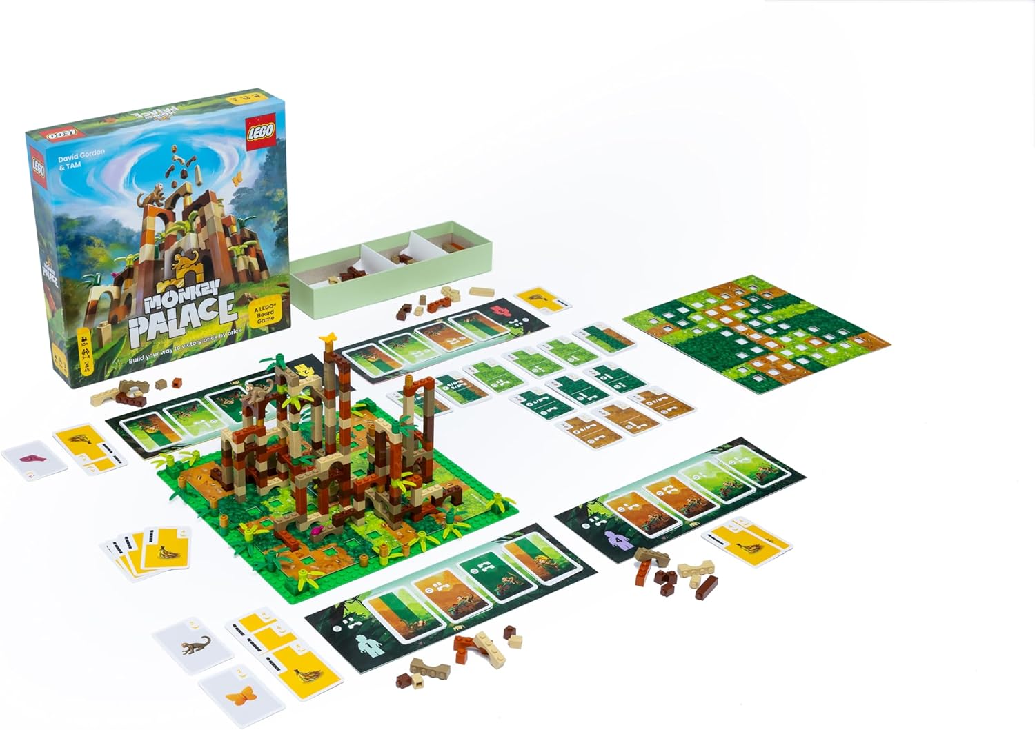 Detalle de Monkey Palace: Asmodee – A LEGO Board Game for Brick-by-Brick Victory