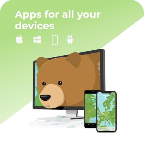 Detalle 2 de TunnelBear VPN Software: 1-Year Unlimited Data & Devices