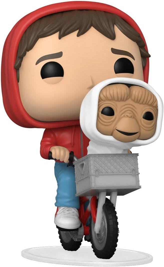 Detalle 2 de FUNKO POP Movies E.T. 50768 エリオットと自転車かごのE.T. ビニールフィギュア 高さ約100mm