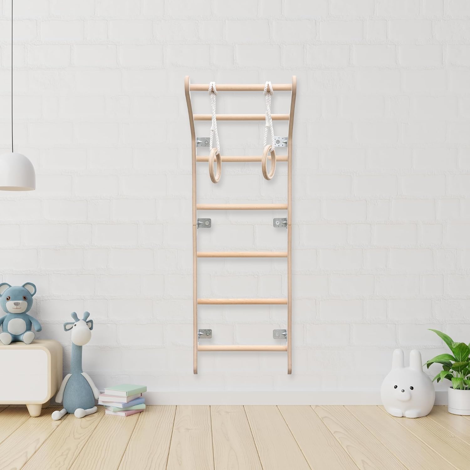 Detalle 2 de MAMOI Escalera de Pared Yarnwood 40 kg 🧗