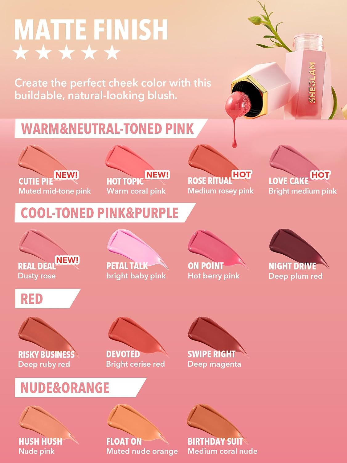 Thumbnail 4 de Sheglam Color Bloom Liquid Blush ๐