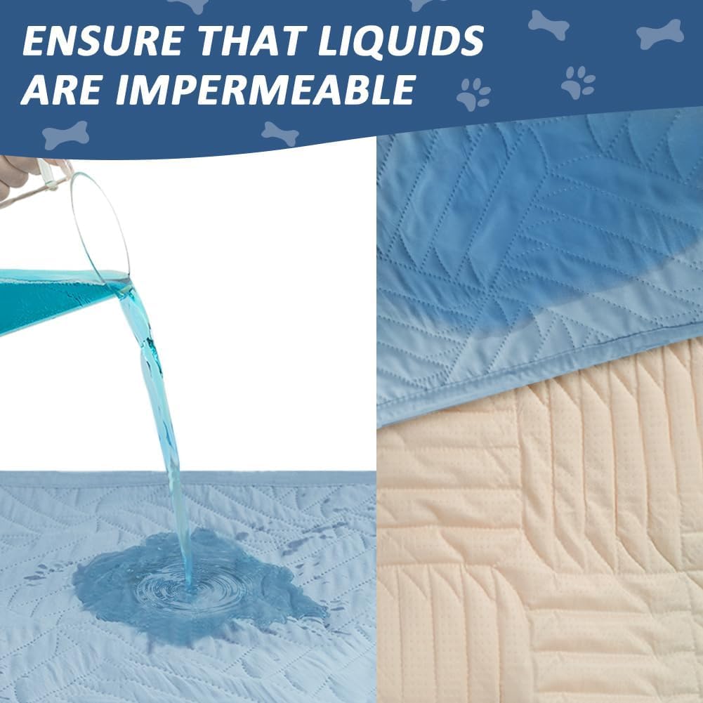 Thumbnail 1 de DUJUIKE Protège-matelas imperméable 85x90 cm en TPU, alèse lavable pour incontinence