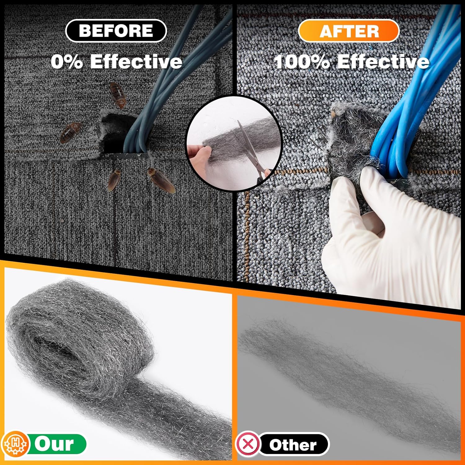 Thumbnail 4 de Steel Wool Mice 0000 6 Pack