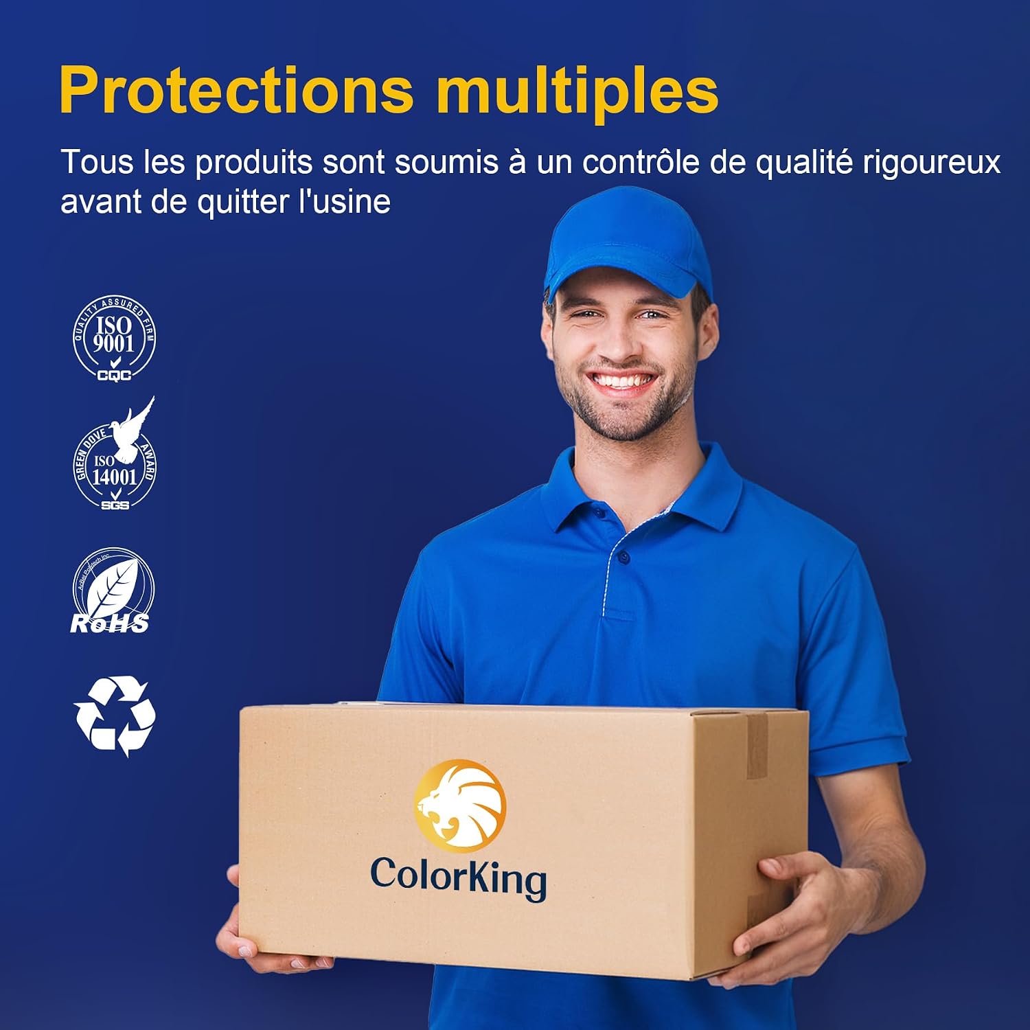 Detalle de ColorKing 540XL / 541XL Cartouches compatibles Canon (PG540XL CL541XL) – performance fiable et rendement élevé