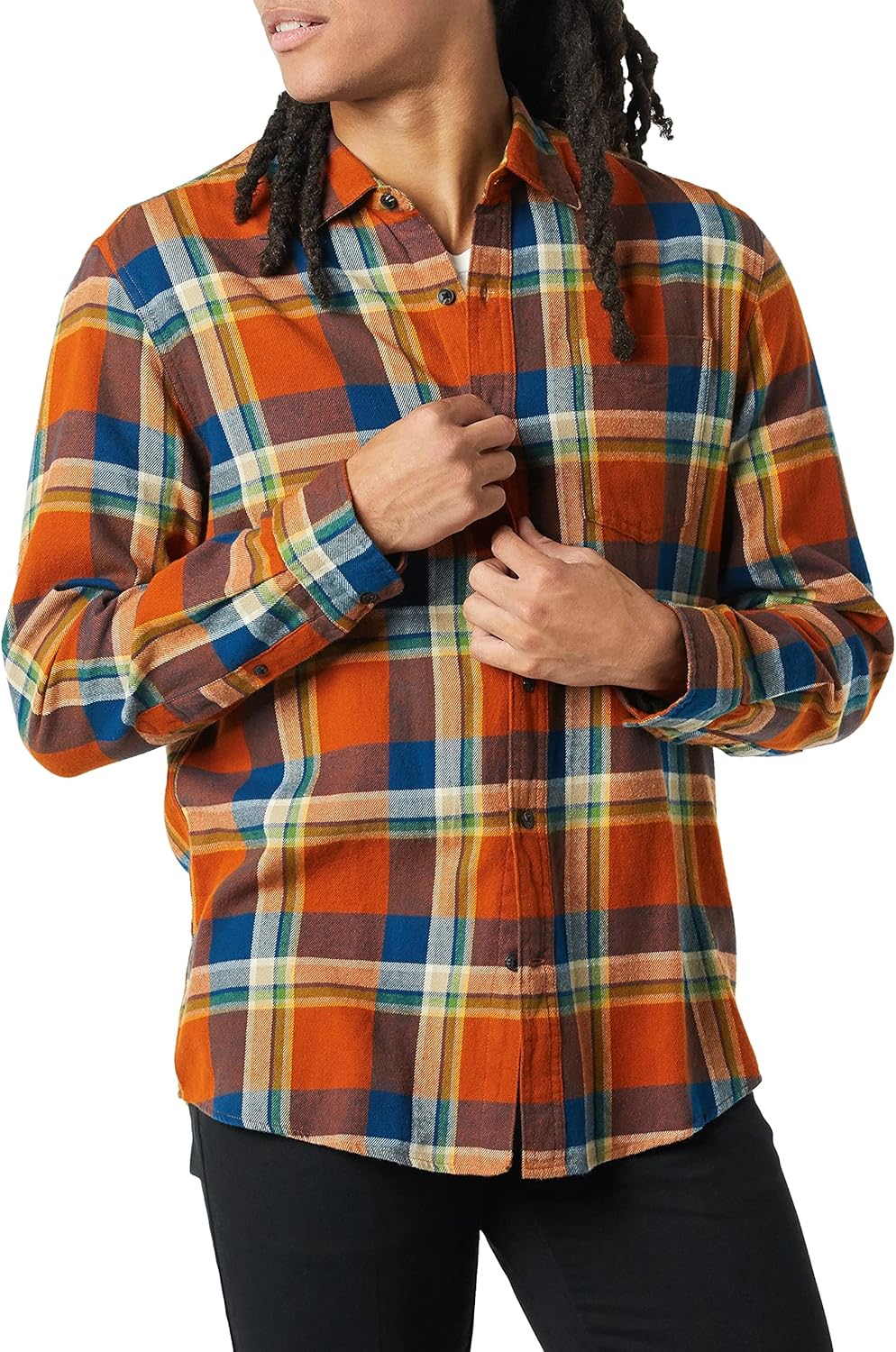 Thumbnail 6 de Amazon Essentials Herren Langarm-Flanellhemd – bequem für Alltag und Bewegung