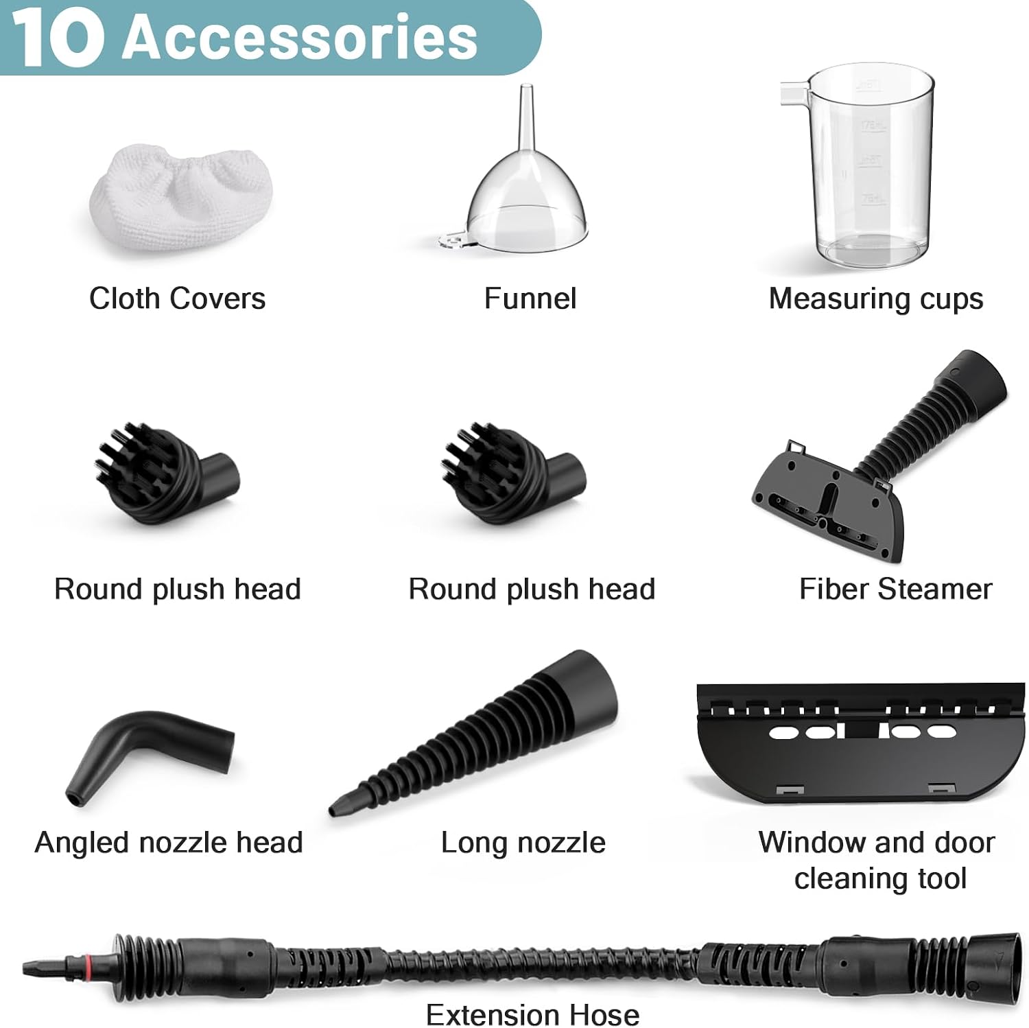 Thumbnail 6 de AKPIAN Handheld Steam Cleaner, 10 Accessories