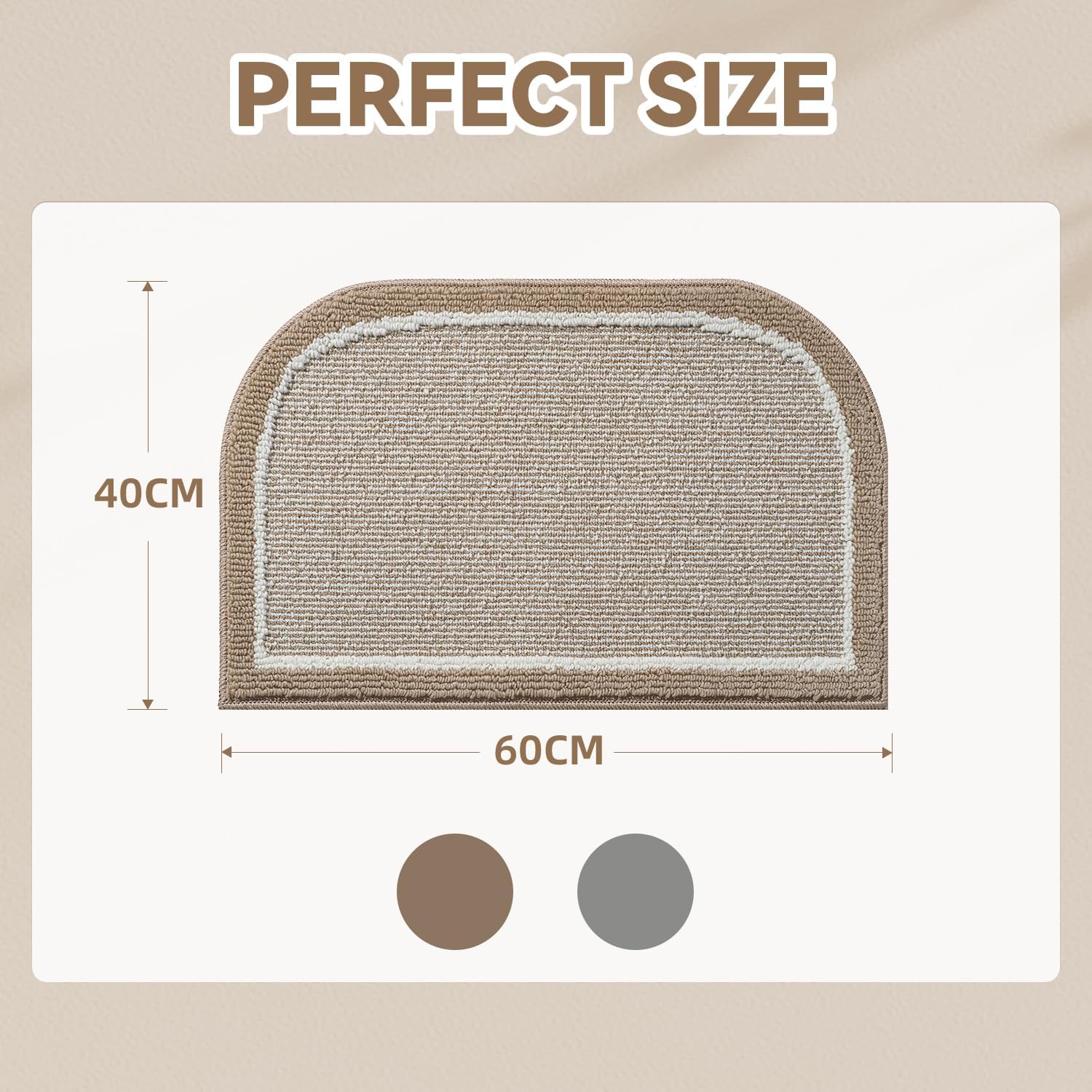 Thumbnail 1 de SIXHOME Zerbino ingresso 40×60 cm antiscivolo, lavabile