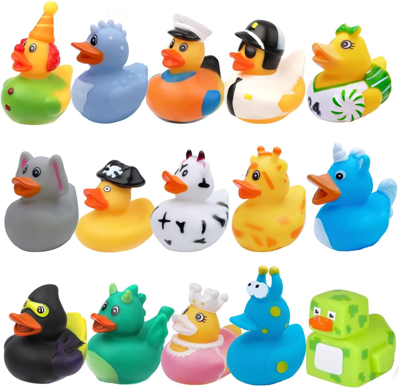 Detalle de Rubber Duck Bath Toys, 15-Pack