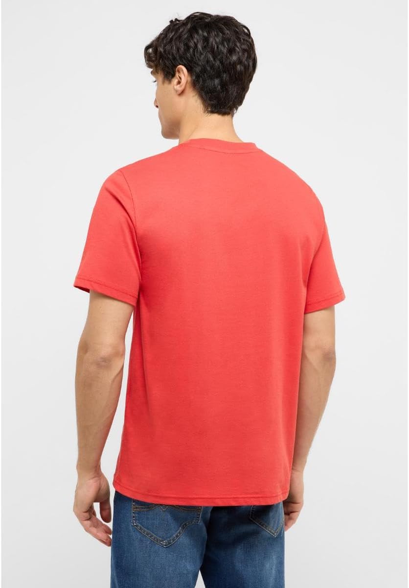 Detalle de MUSTANG Herren Style Austin T-Shirt – Lässiger Komfort aus Bio-Baumwolle