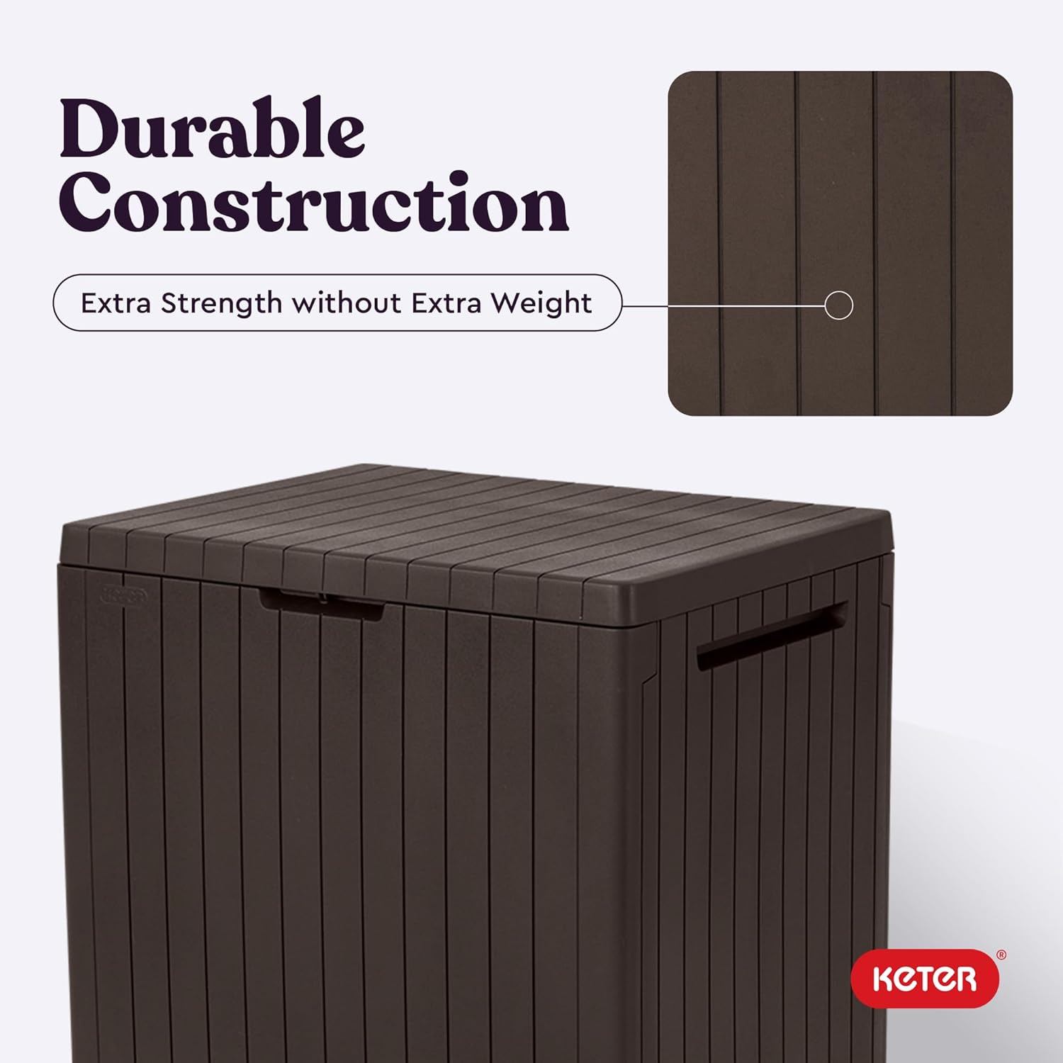 Thumbnail 6 de Keter City Resin Storage Box, 30 Gallon
