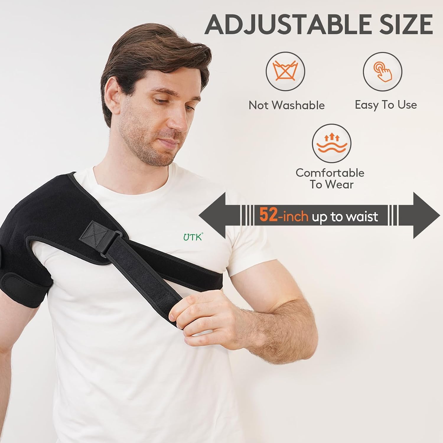 Detalle 2 de UTK Far Infrared Shoulder Heating Pad with Natural Jade, 7 Settings