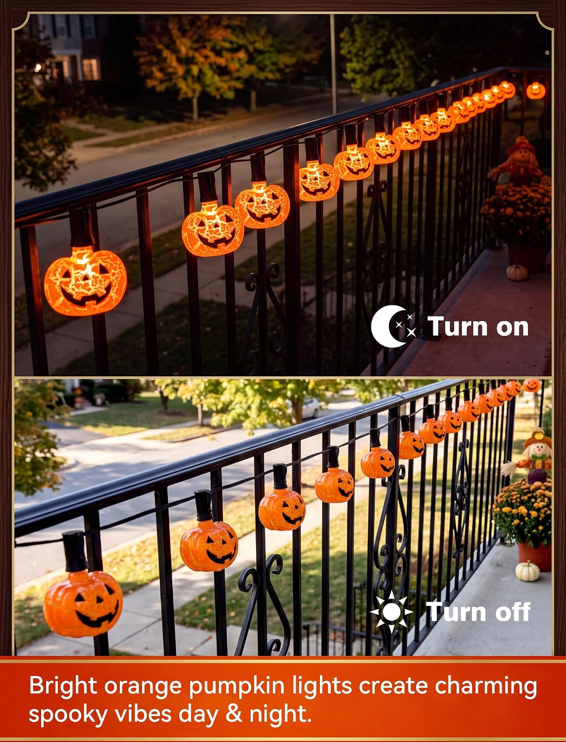 Detalle de Pumpkin String Lights 10.5 ft