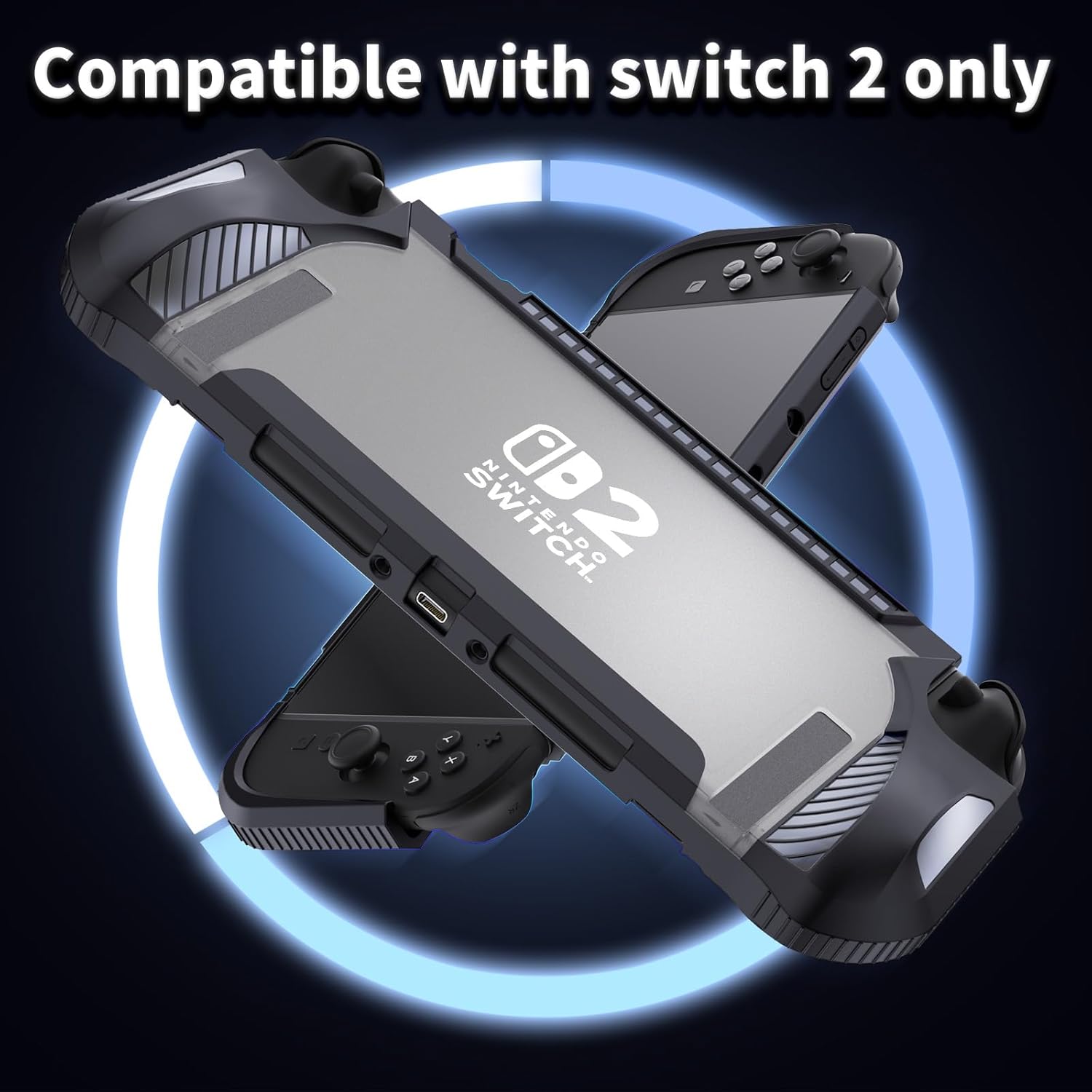 Thumbnail 2 de HEYSTOP Cover Protettiva per Nintendo Switch 2: Custodia TPU, Pellicola Temperata e Impugnature per una protezione leggera
