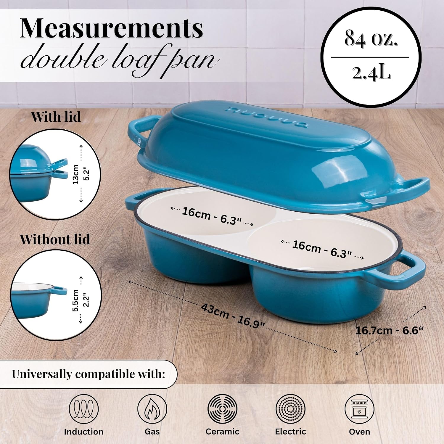 Detalle 2 de Nuovva Dutch Oven for Sourdough – 16.5cm ⚙
