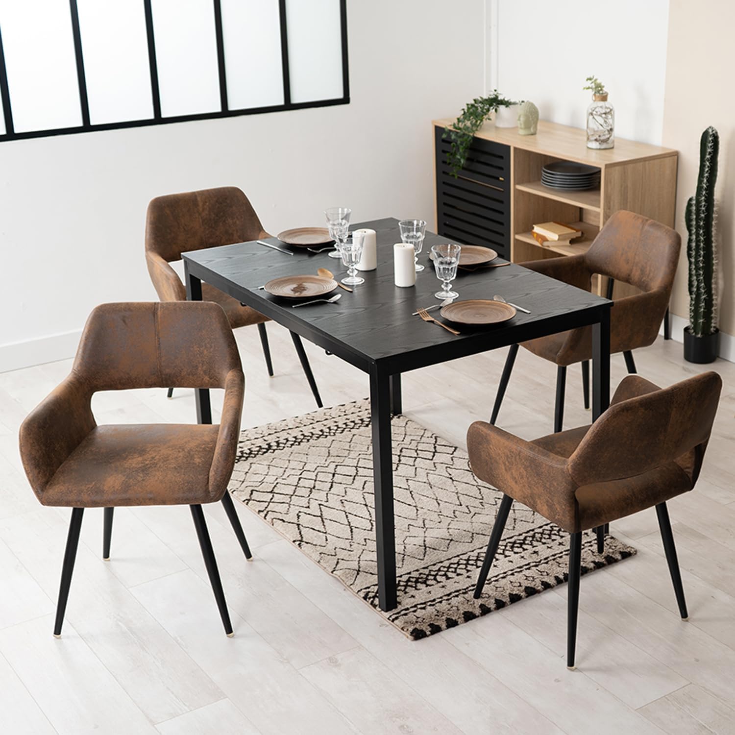 Thumbnail 3 de MEUBLE Cosy juego de 4 sillas de comedor