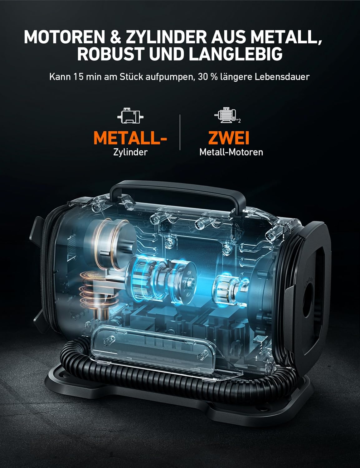 Thumbnail 2 de AstroAI Kompressor Auto 12V/230V – 150 PSI