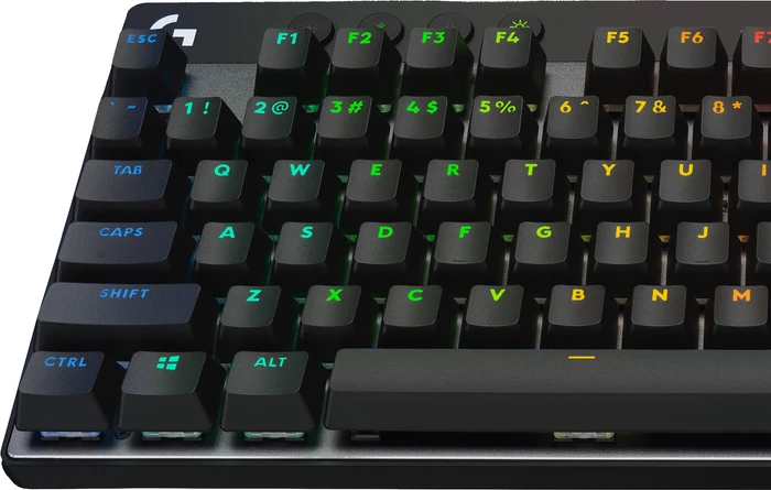 Detalle de Logitech G PRO X TKL Lightspeed – kabellose Gaming-Tastatur im kompakten TKL-Format, braune GX-Taktil-Tasten