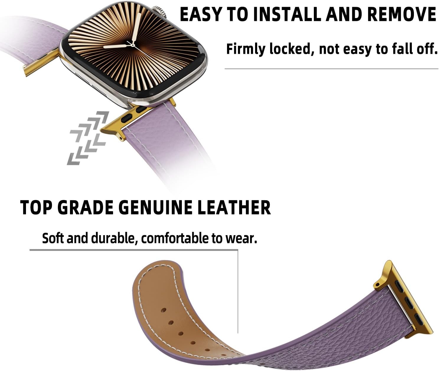 Thumbnail 3 de Magnetisches Lederarmband für Apple Watch Ultra
