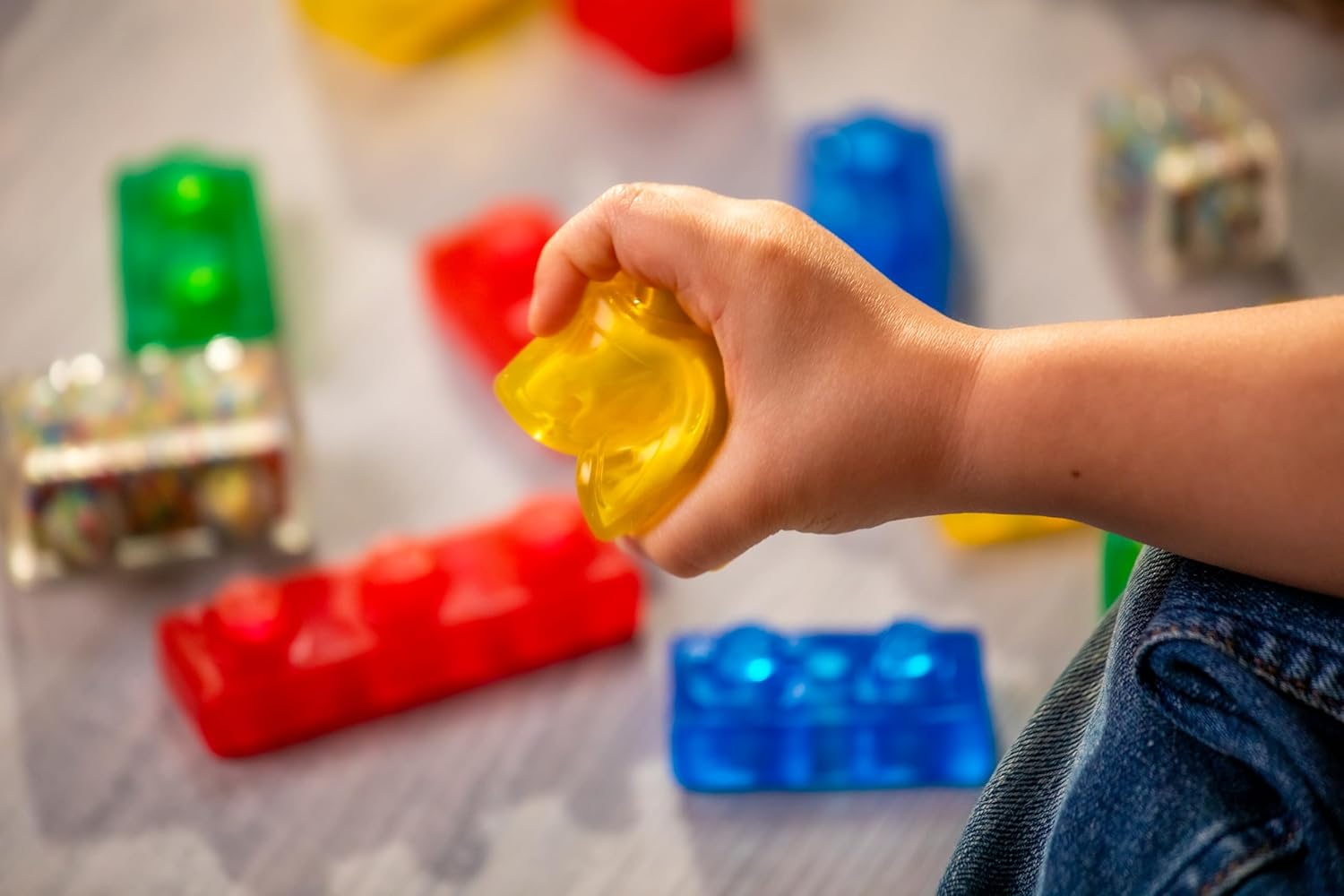 Detalle 2 de Jelly Blox Stash 'N Stack 30 Blocks