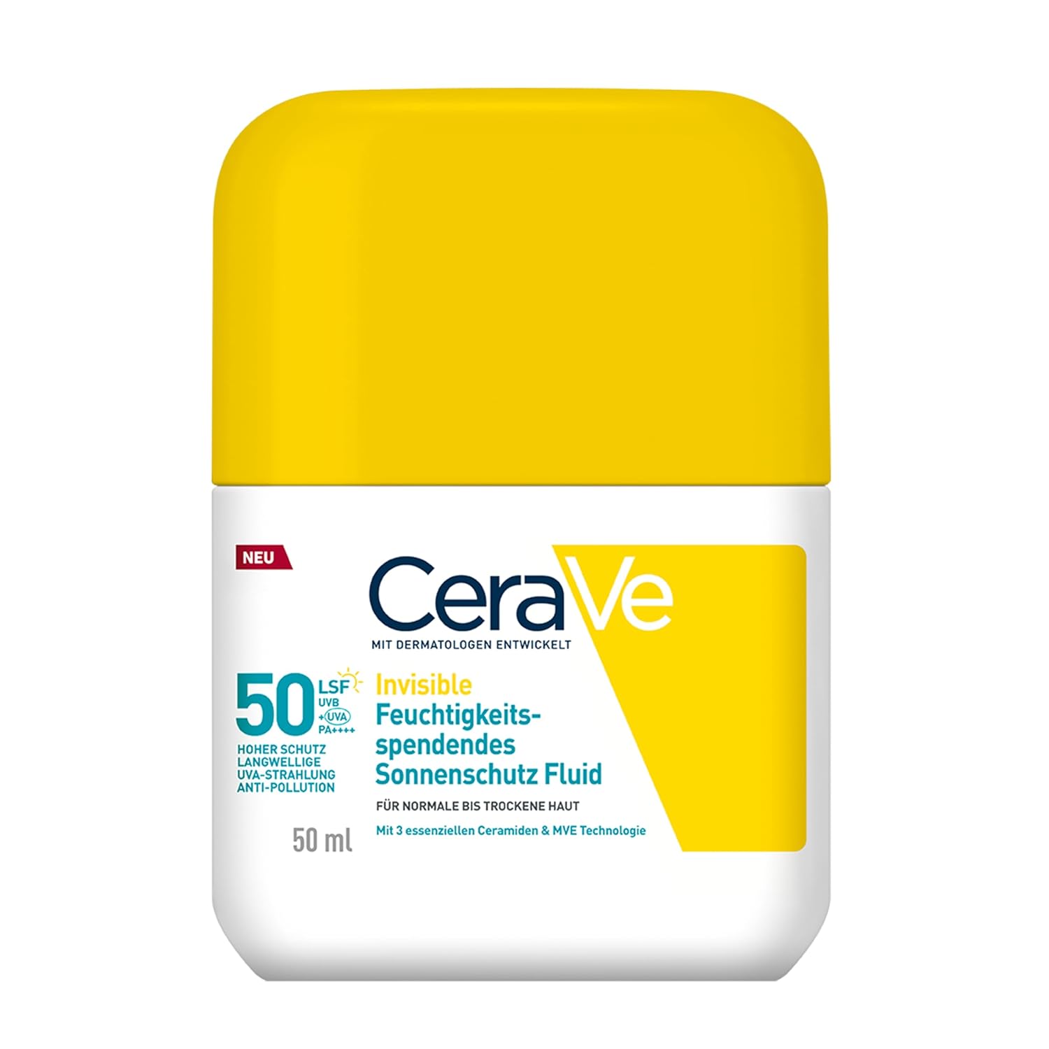 Thumbnail 1 de CeraVe Invisible Feuchtigkeitsspendendes Sonnenschutz Fluid SPF 50 – Unsichtbarer Schutz, feuchtigkeitsspendend