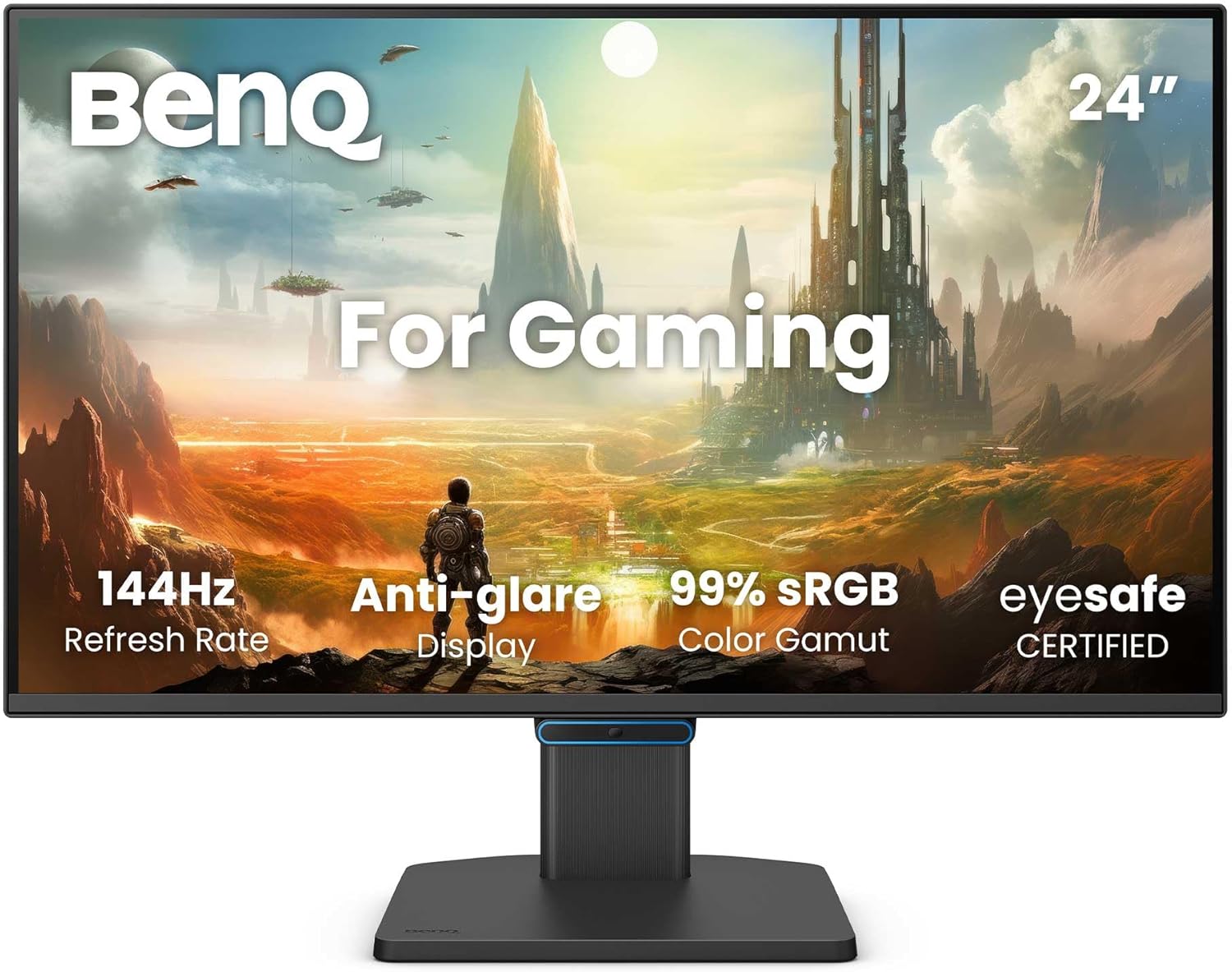 Detalle de BenQ GW2490CE 23,8 Zoll – IPS, 144 Hz, Eye-Care Monitor für das Homeoffice