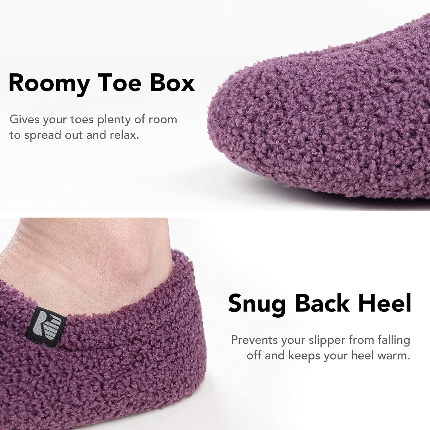 Thumbnail 2 de RockDove Women's Teddy Fleece Indoor Slipper