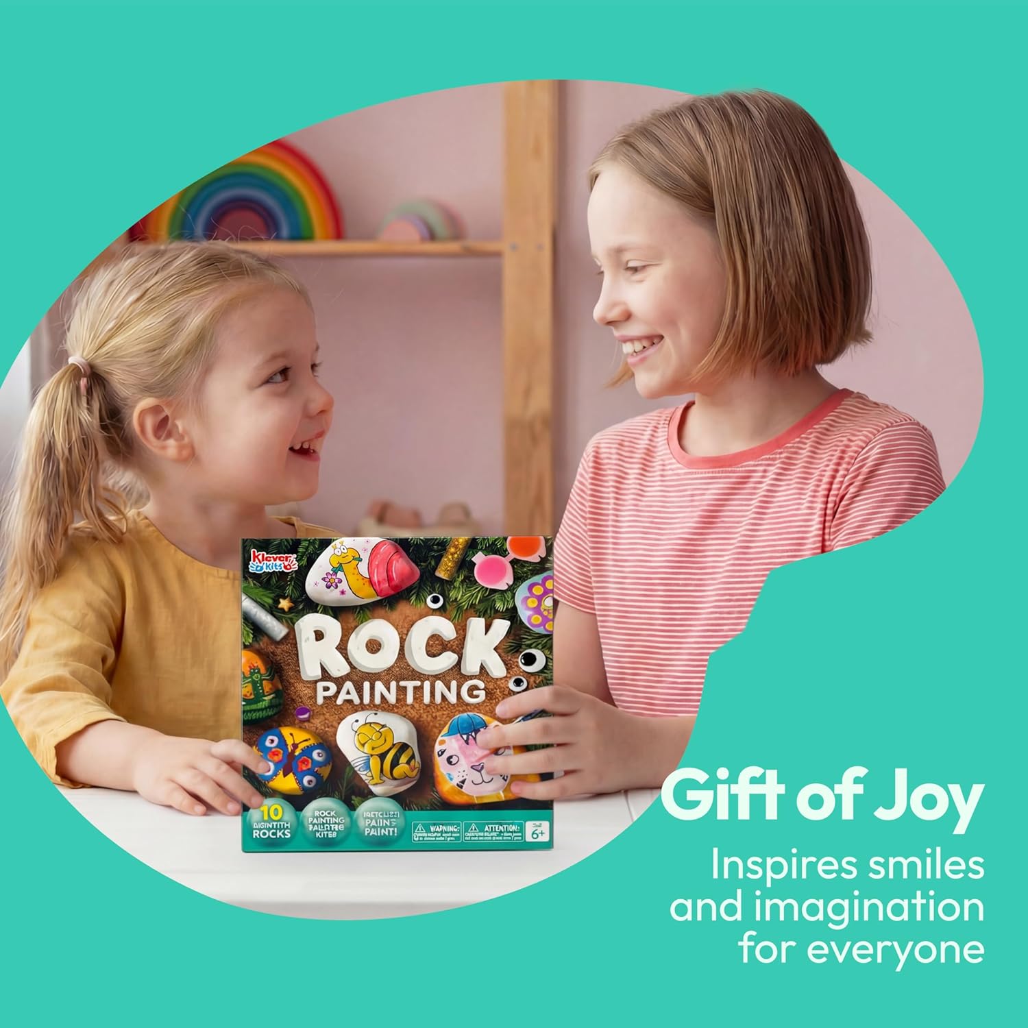 Thumbnail 5 de JOYIN Klever Kits Rock Painting Kit: Practical DIY Fun for Kids