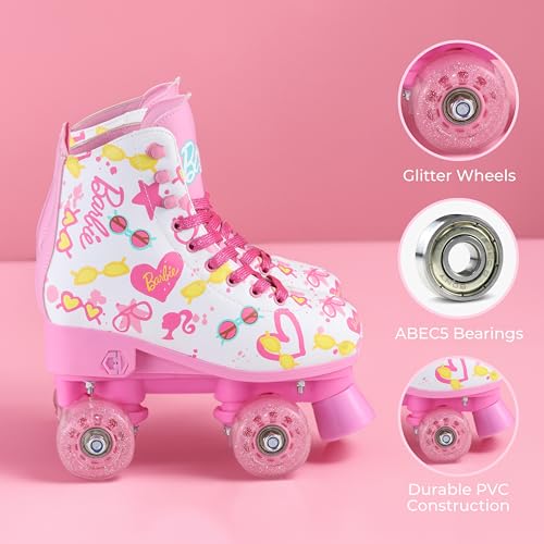 Detalle 2 de Barbie Roller Skates Adjustable Sizes 12-2 🛼