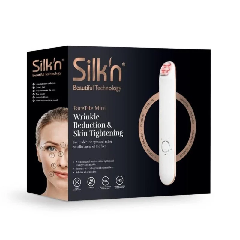 Detalle de Silk'n FaceTite Mini Blanco: RF + LED para rejuvenecimiento facial en casa
