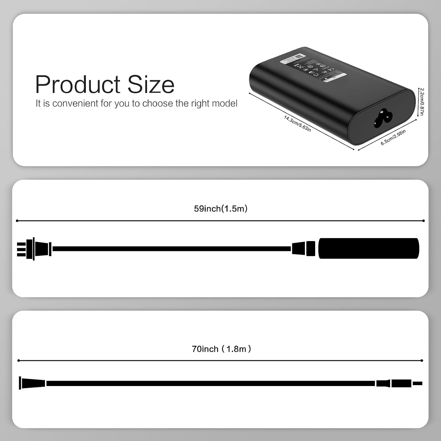 Thumbnail 2 de 130W USB-C charger for Dell laptops