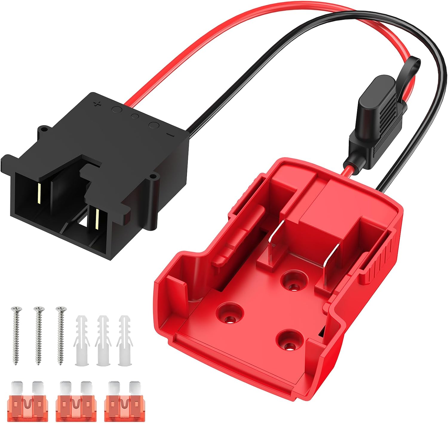 Detalle de Kzreect Wire Harness-Blue1 Ride-On Toy Battery Adapter, 12 AWG, 40A Fuse