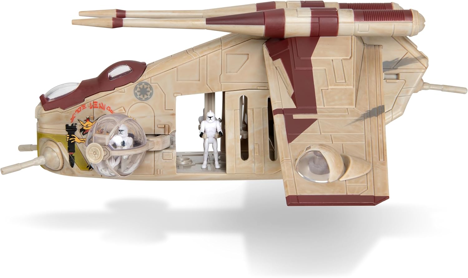 Thumbnail 1 de Star Wars Micro Galaxy Squadron SWJ0100 Grand Army of the Republic Battle Pack – 20 cm Großes Fahrzeug mit BARC Speeder und 5 Micro-Figuren