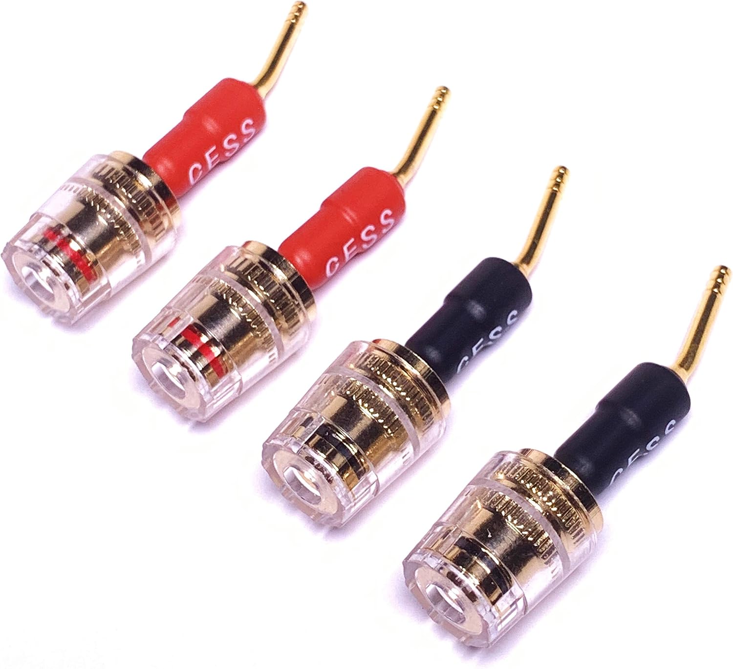 Detalle de CNCESS CESS-162 ピン型バナナプラグ 4mmメスジャック 4個セット