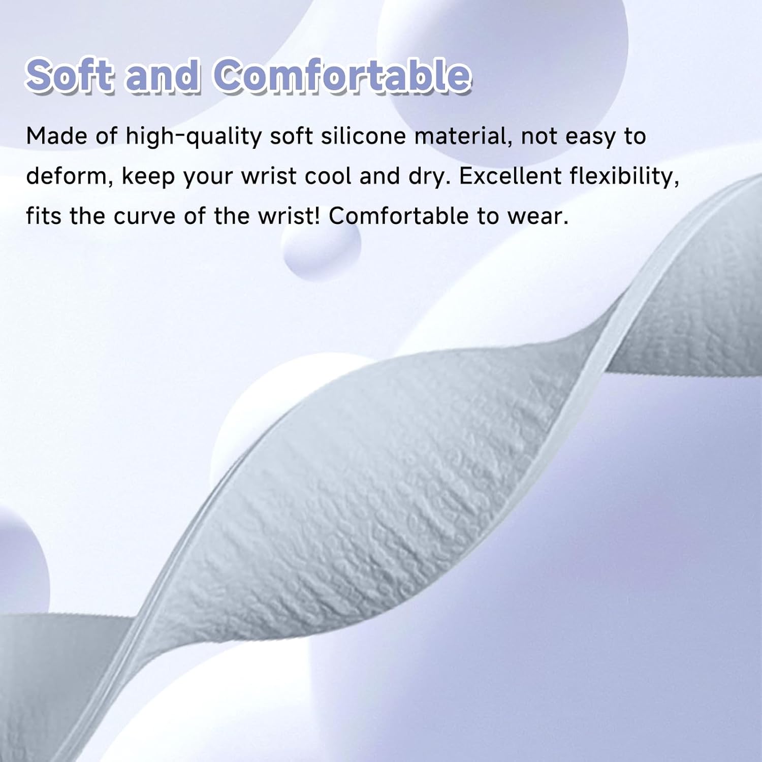 Thumbnail 3 de CiimWaa Armband 22 mm / 20 mm Magnet Silikon – wasserdichtes Ersatzband mit Magnetverschluss