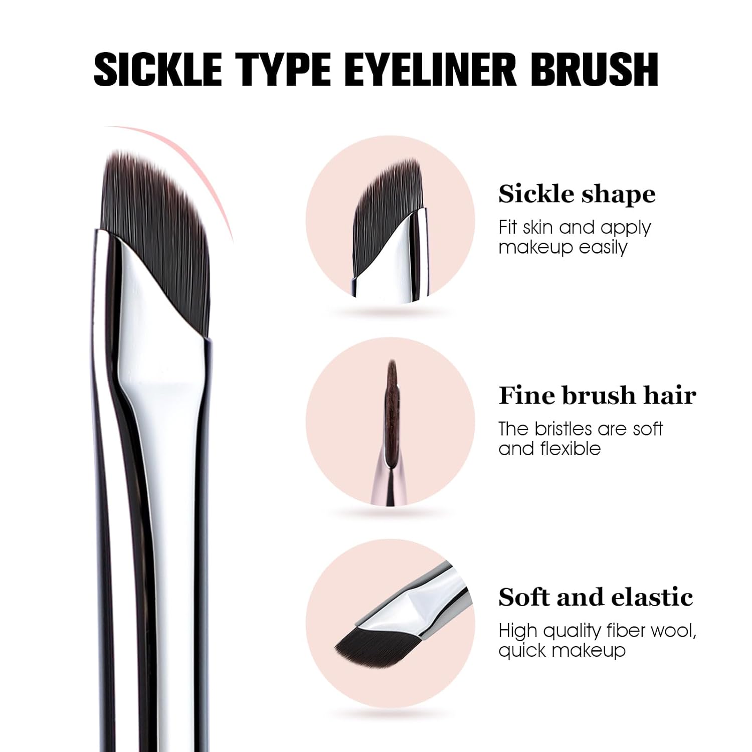 Detalle de EIGSHOW Eyeliner Pinsel Set 2-teilig